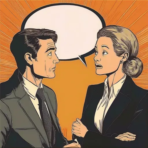 entretien entre 2 personnes